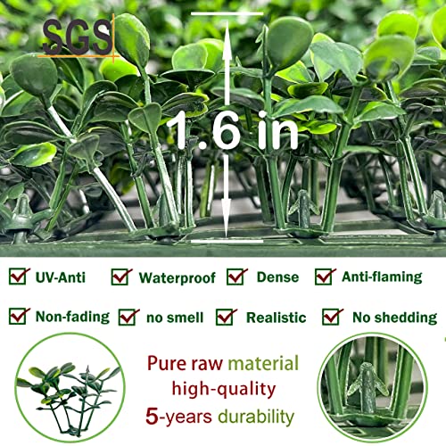Image of Bybeton 60 inchx120 inch(50sqft) Ultra-Dense Boxwood UV Privacy Fence