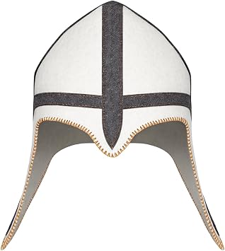 ASKOLD Wool Sauna Hat Viking Finnish Sauna Hat Ukrainian Banya Hat for Men Sauna Cap for Men Felt White