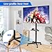 Mobile TV Stand for 23-60 Inch LCD LED Flat/Curved Panel Screen TVs, Tilt TV Cart Holds up to 55Lbs Portable Stand with Laptop Shelf Rolling Floor Max VESA 400x400mm