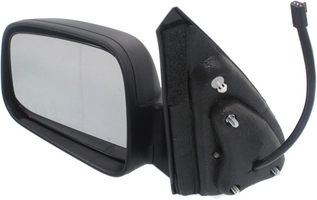 For Chevy HHR 2006-2011 Door Mirror Driver Side | Power | Non-Heated | Textured Black | Replacement For 20923833 | GM1320367