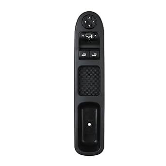 Electric window switch New Front left drive side Electric for Master Power Window Switch Button for Peugeot 207 207SW 207CC 6554QA 6554.QA 9654859677(Without fold)