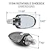 Hyperikon LED Shoebox Light Bulb, 115W Rotatable Outdoor Street Lighting, E39 Large Mogul, 100-277V, 13500 Lumens, UL, DLC, Crystal White