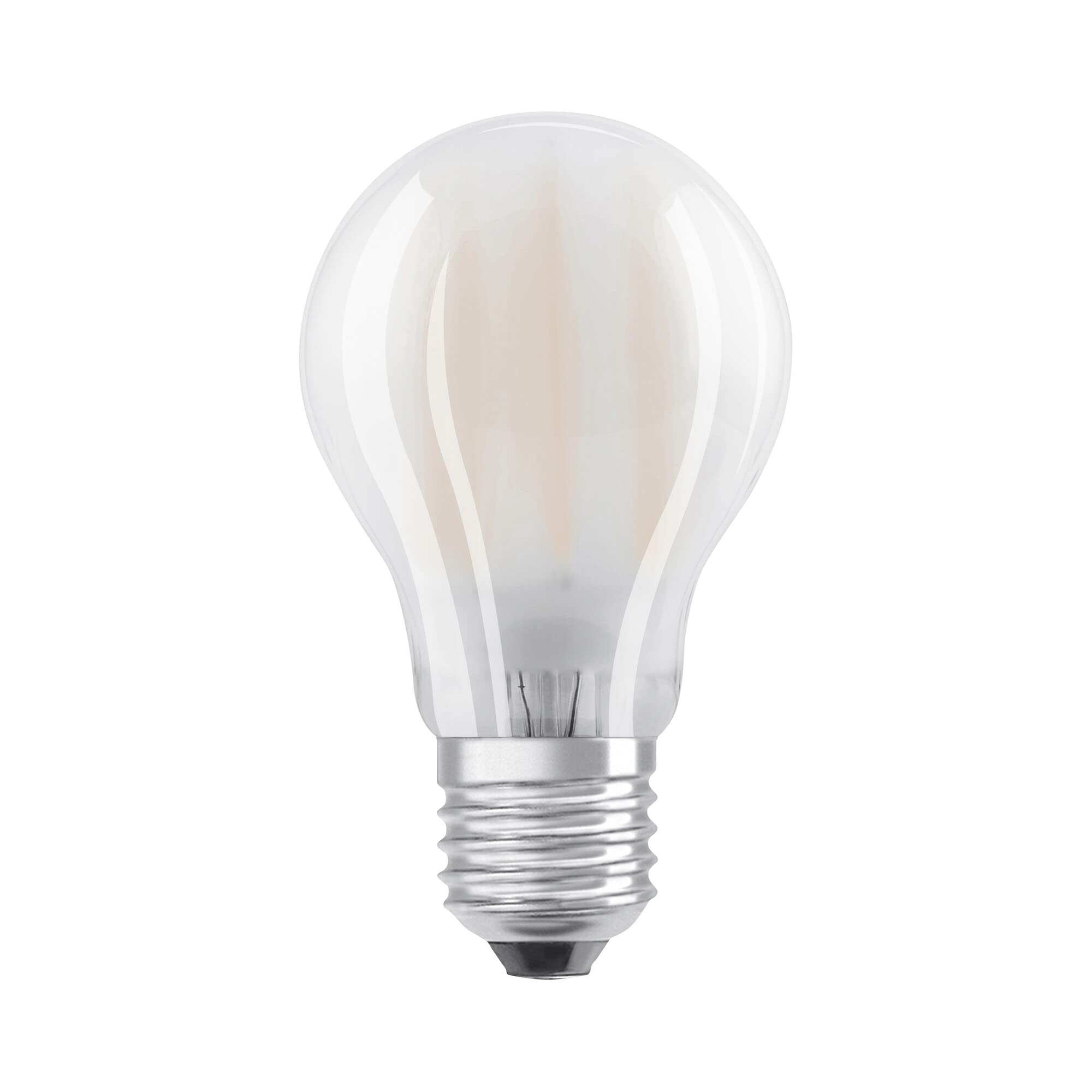 Osram LED-Lampe, Sockel: E27, Warm weiß, 2700 K, 11 W, Ersatz für 100-W-Glühbirne, matt, LED BASE CLASSIC A, 3er-Pack – Ansicht 2