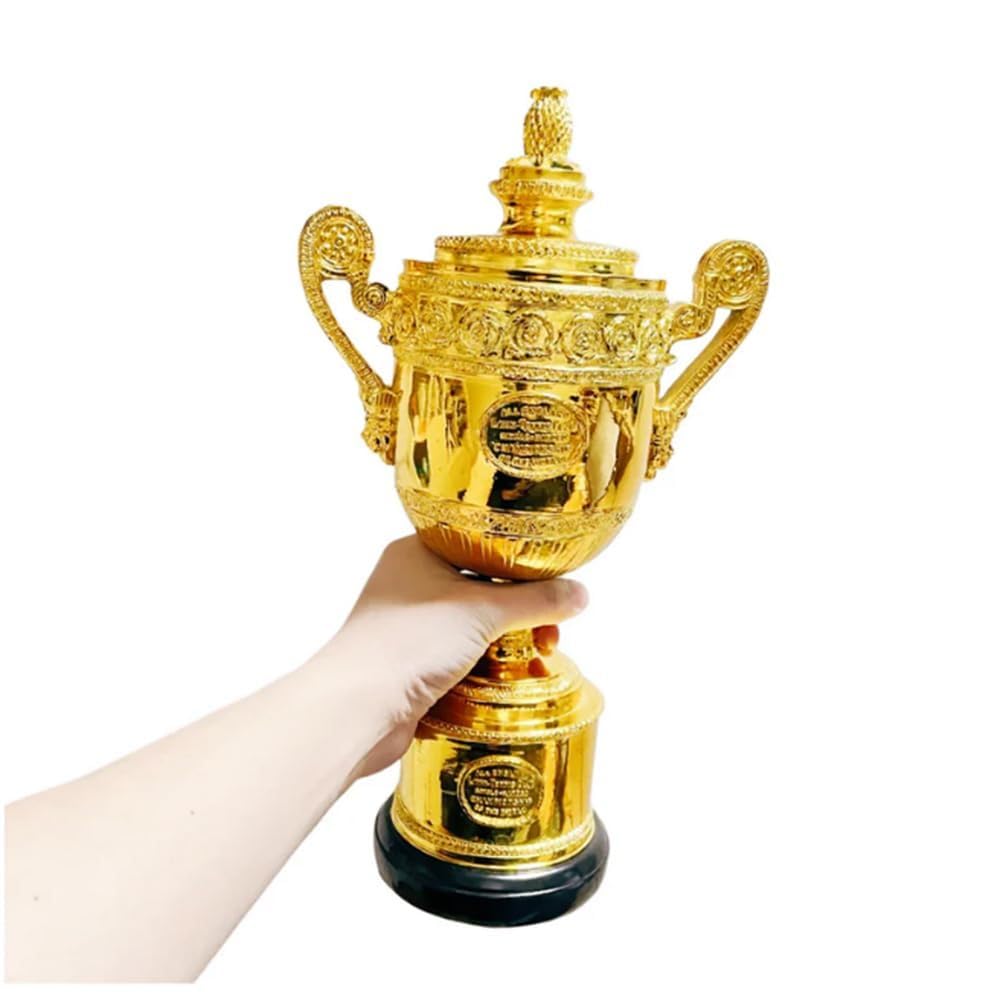 Trofeo del Campionato di Palline da Tennis Coppa della Sfida del Grande Slam Trofei dei Campioni 1:1 Replica dei Fan Oggetti da Collezione Souvenir Clubhouse Arena Display Ornamenti