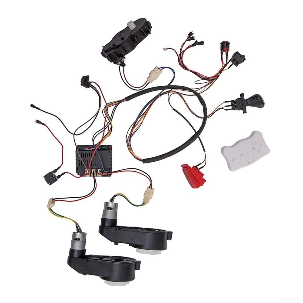 Kit de mazo de cables para coche eléctrico de 12 V con mando a distancia, receptor, motor y transmisión, juego completo para modificar vehículos infantiles