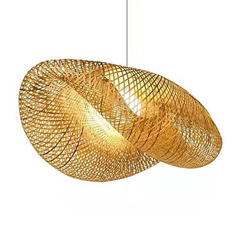 Suspension bambou bohème pour illuminer votre table de salle à manger chic