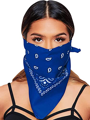 bismaadh Paisley Print Soft Cotton Cloth Face Mask Bandana For Men & Women-picture-49