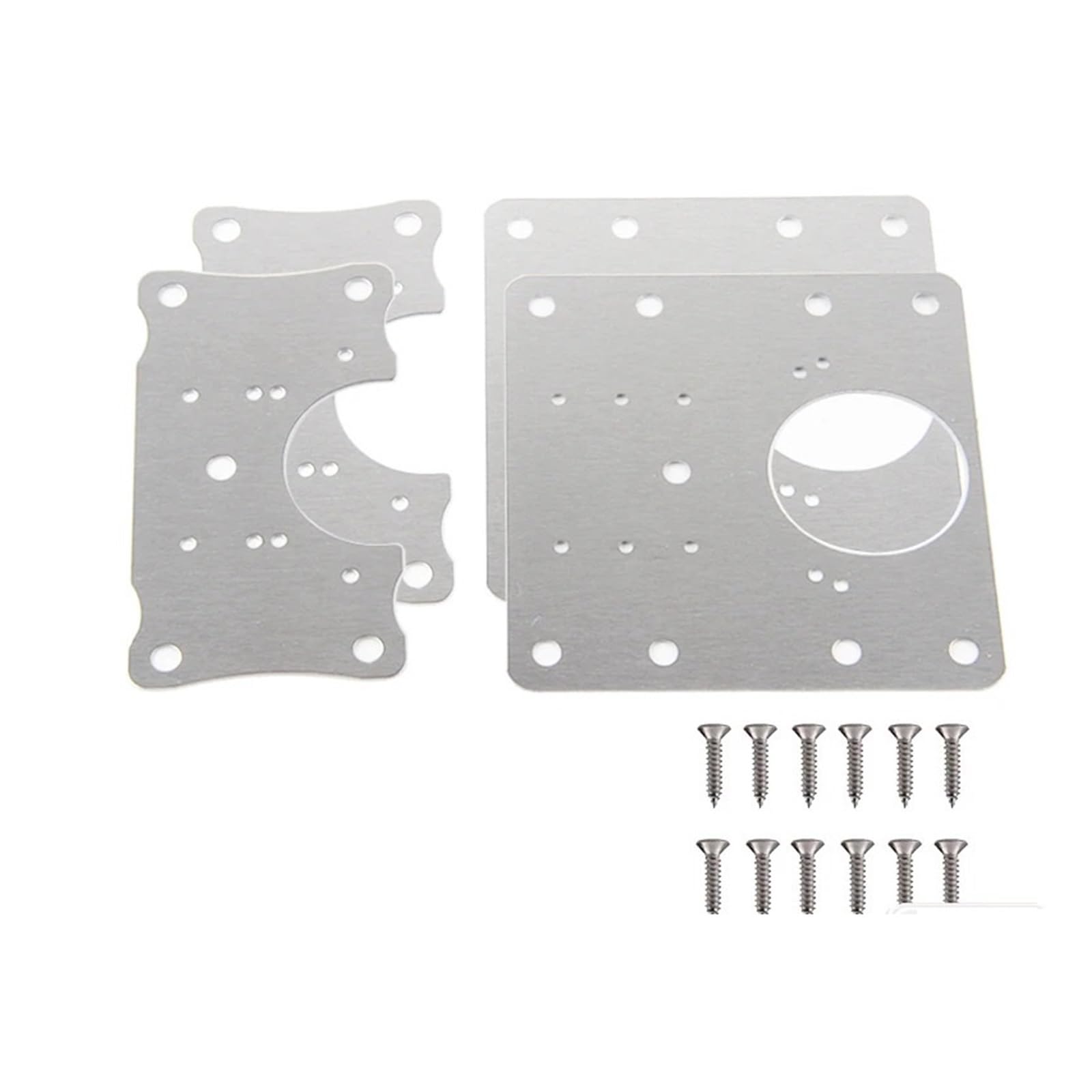 UZAMIRLEX Hinge Repair Plate, Stainless Steel Cupboard Hinge Repair Plate Pack Of 2 For Wardrobe Window Kitchen Hardware(2 Pieces a)