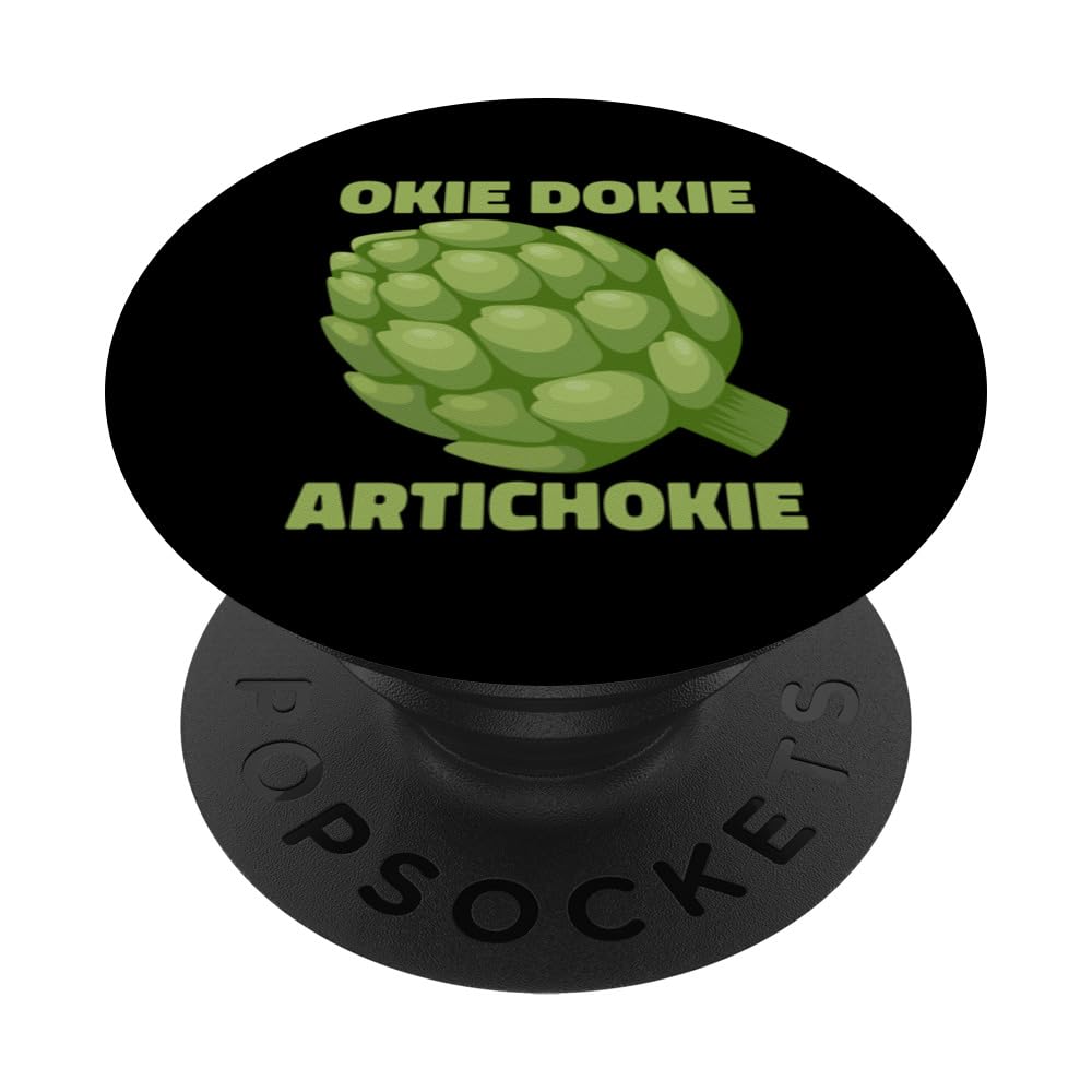 Artichoke Festival Artichoke Hearts Artichoke Costume PopSockets Swappable PopGrip, Black