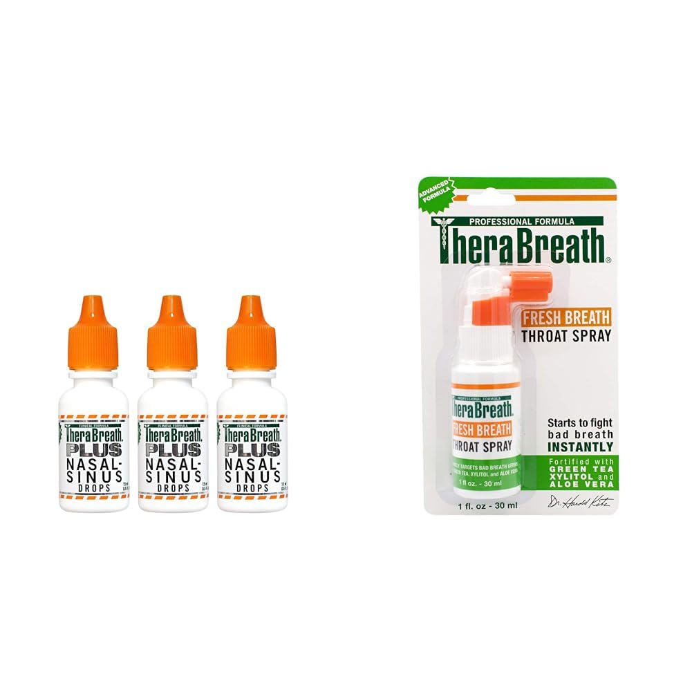 TheraBreath Plus NasalSinus Drops (Pack of 3