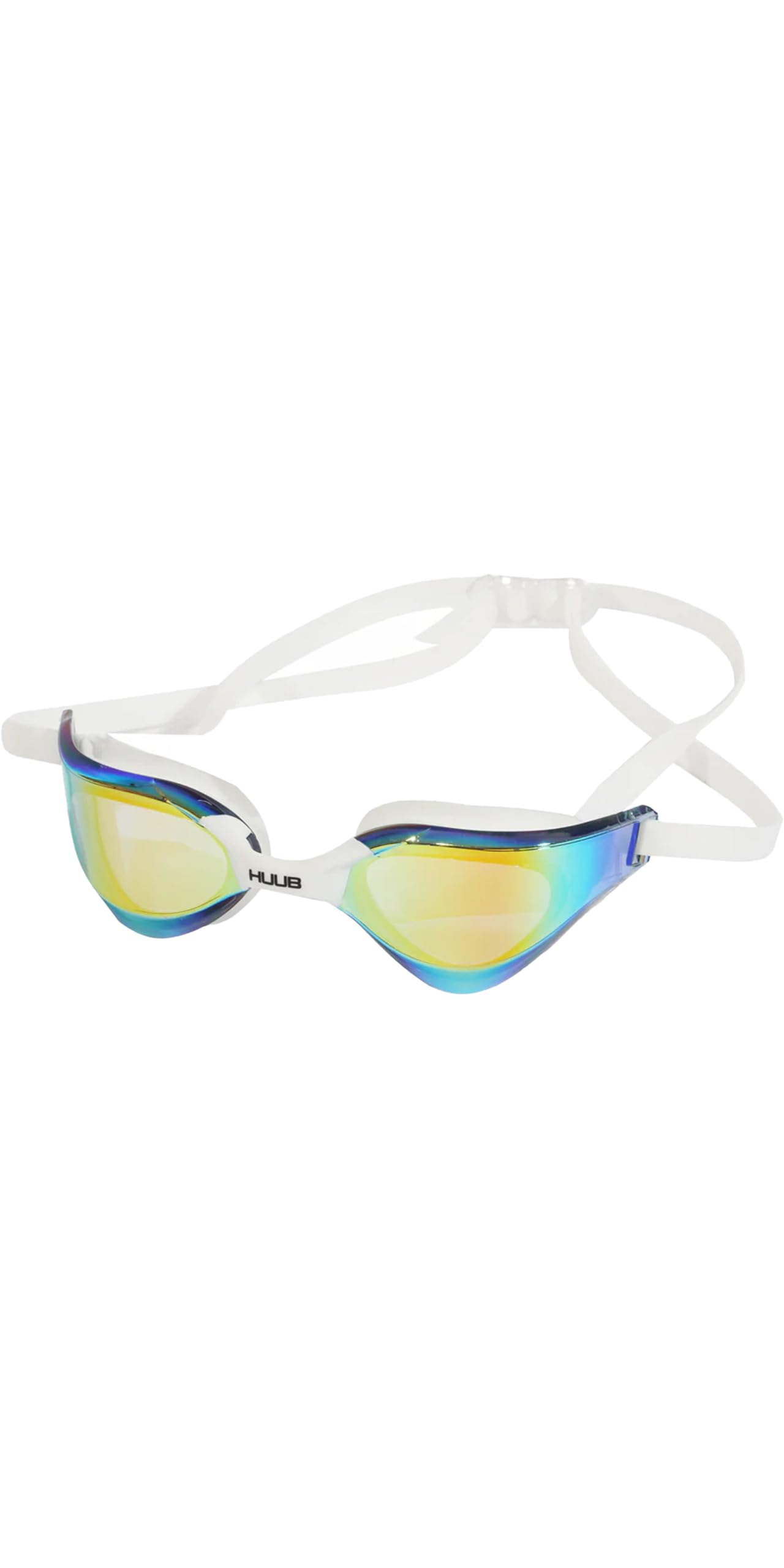 Huub Lurz - Occhialini da nuoto, SS25, colore: Bianco