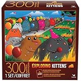 Cardinal Games 6046342 Exploding Kittens 300 Piece Jigsaw Puzzle, Multicolor
