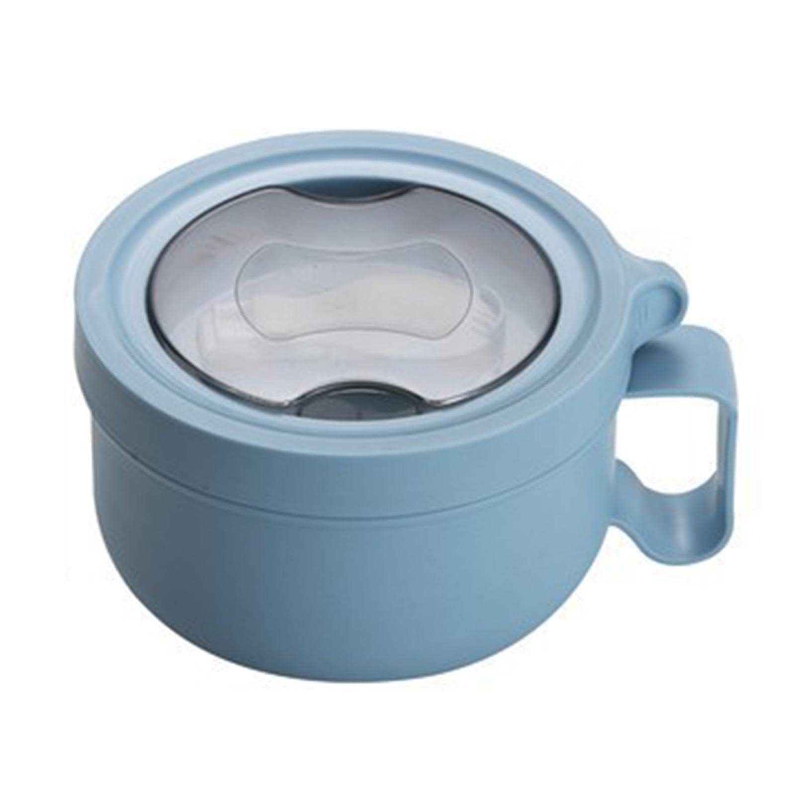 304 Roestvrijstalen Geïsoleerde Thermische Soepkom Met Lekvrij Ontwerp En Handig Handvat Voor Noodle Bento - 850 Ml Capaciteit(Blauw