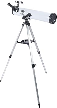 114mm Large Aperture Newtonian Reflector Telescope, Professional Astronomy Telescopes with Adjustable Tripod for Deep Space Observation
