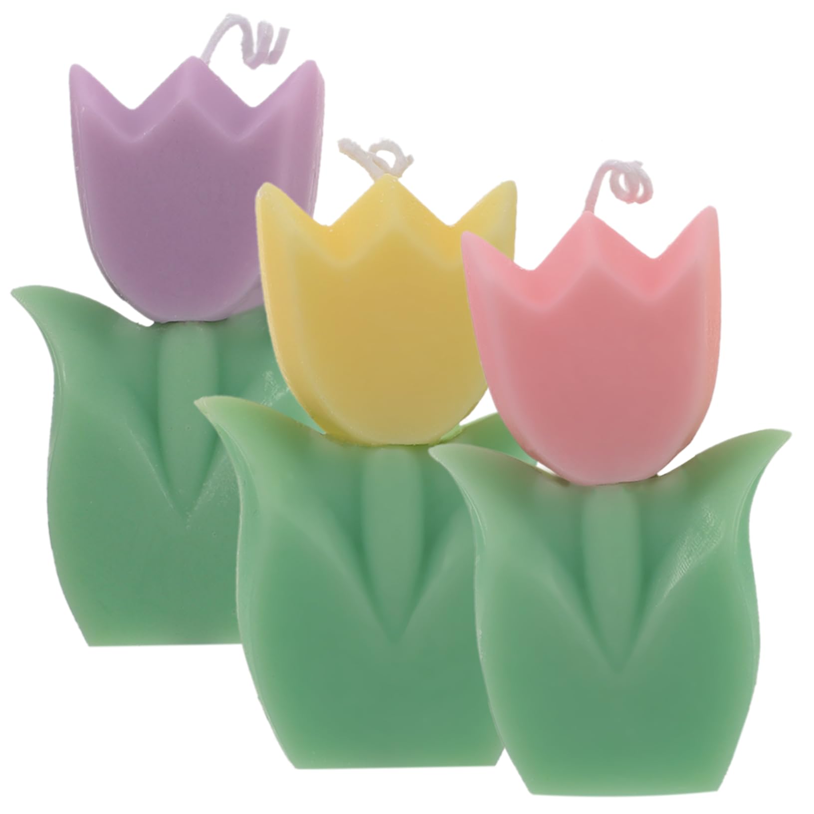 Paquete De 3 Velas Decorativas Con Forma De Vela Para Decoración Del Hogar Para Pascua