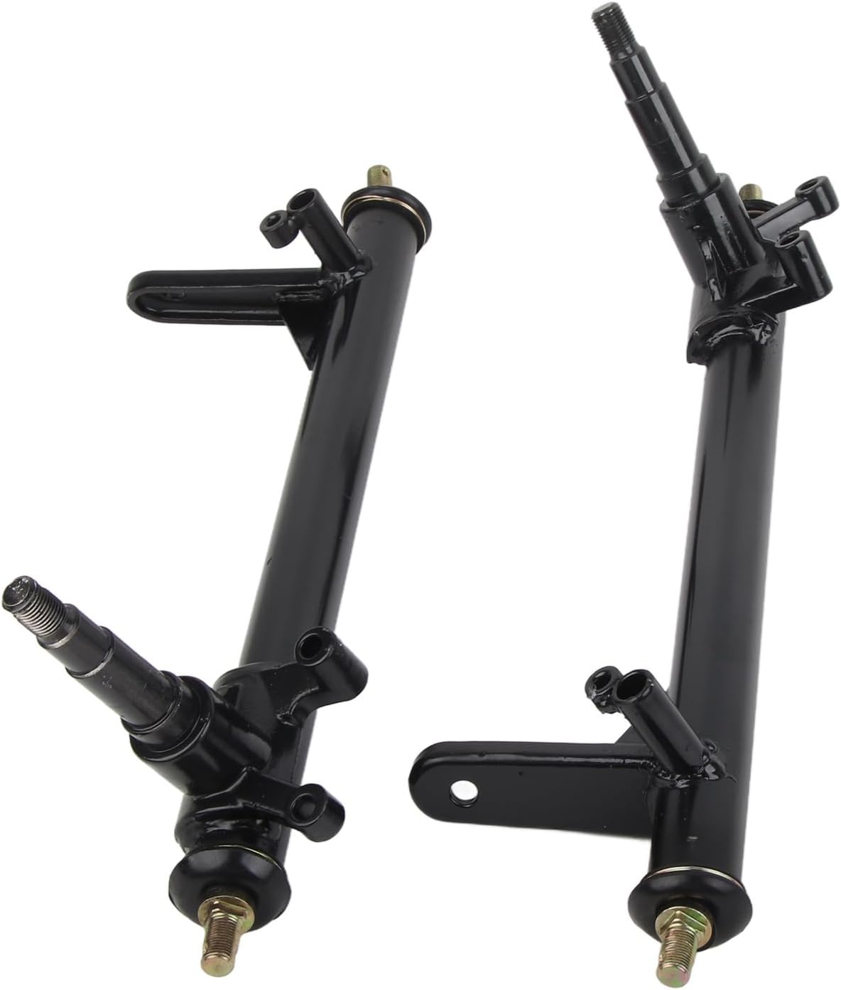 Aramox Steering Strut Knuckle Spindle, 1 Pair 420mm Steering Strut Knuckle Spindle Metal Alloy for Kart Quad Bike