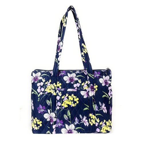 Image of Quilted Shoulder Tote Bag Handbag