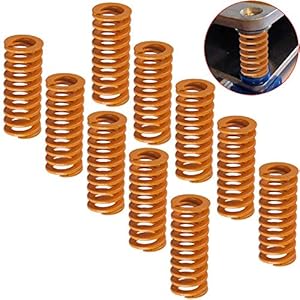 CESFONJER 10 Stk. 3D-Druckfedern Gelb