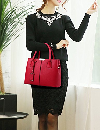 Bolso Tote de Cuero Duradero para Mujer miniatura 3