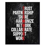 Motivational Office Wall Art Decor - 8x10 Decoration for Business, Home, Apartment - Great...