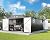 AMERLIFE 13x21x8 FT Heavy Duty Metal Garage Shed, Extra Large Outdoor Storage Shed with Double Hinged Doors, 4 Windows, Carport for Cars, Boats, Trucks and Equipment Storage, Dark Gray