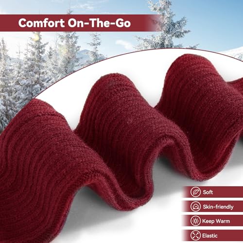 Image of Passionbility Leg Warmers for Women 80s, Ribbed Knit Long Socks Leg Warmer