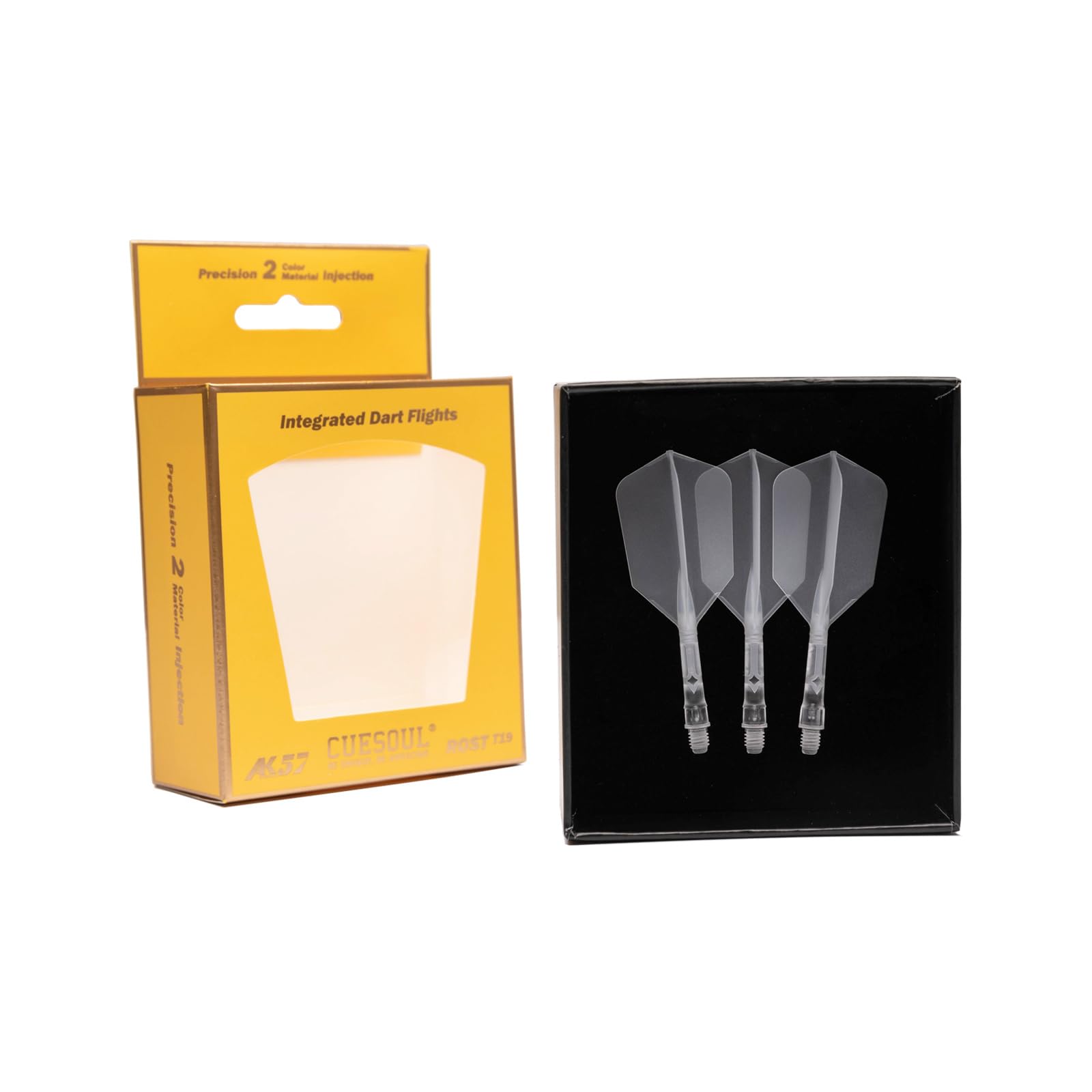 CUESOUL ROST T19 Integrated Dart Shaft and Flight Slim Shape,Set of 3