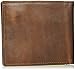 Guess Men's Leather Slim Bifold Wallet, Tan, One Size