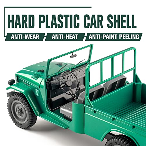 Wowrc Fms 1/12 Toyota Fj45 Rc Crawler Rtr, Official Authorized Pickup Truck With Two Speed Transmission, Remote Control Lighting System For Children, Beginners And Model Enthusiasts #TOP2