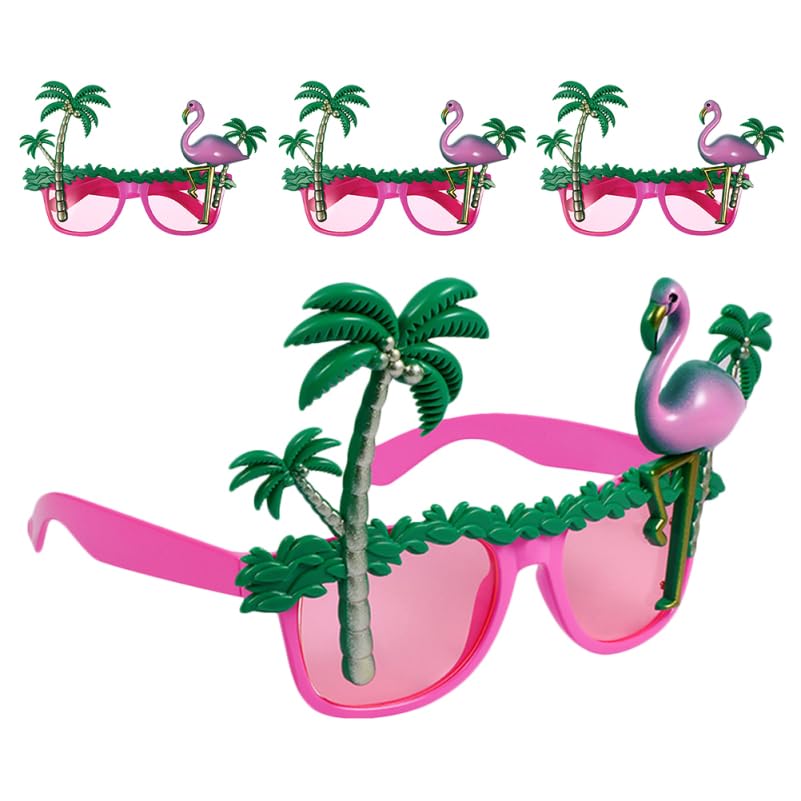 Lunettes de soleil amusantes en forme de cocotier à offrir aux invités de pool party