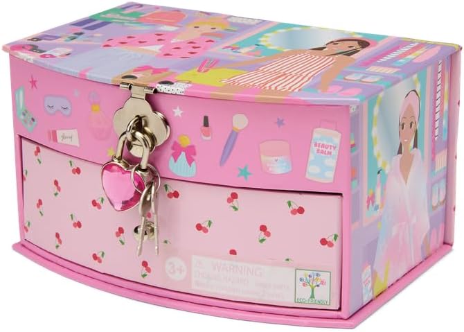 Floss & Rock Fashion Friends Glam Lab Jewelry Box, 6.1-Inch