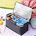 4Pcs Cooler Shock Ice Packs 2.8x2.8x1.2 Reusable Portable Blue Ice Blocks for Cooler for Keeping Food Beverages Cold 4pcs Box Air Conditioning Fan Crystal Box..