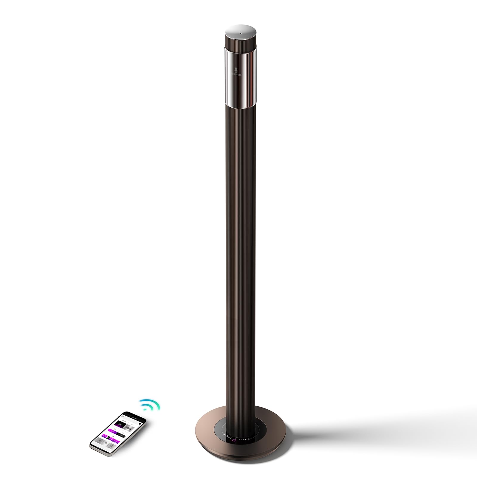 40-inch Large Waterless Essential Oil Diffuser, Hotel Collection Scent Diffuser,8800mAh Built-in Battery, App Control,Scent Machine for Home,2000Sq.Ft Coverage, for Home, Office,Hotel,Spa,Brown