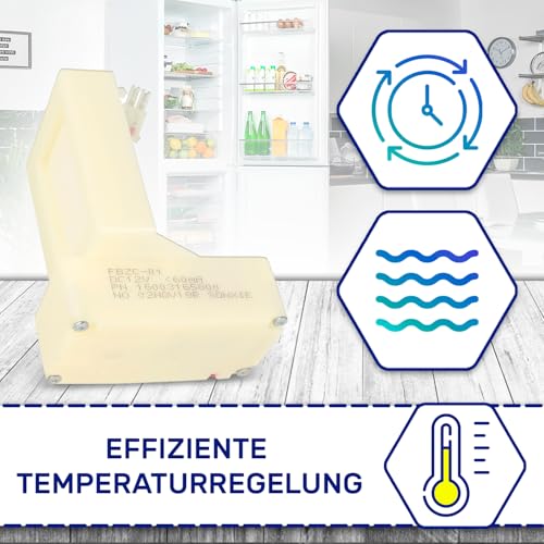 Luftklappe für Kühlschrank mit Gefrierfach DC12V mit dem Originalcode C00480597 488000480597 für Whirlpool für Indesit - Garantie 10 Jahre - MONTERAL