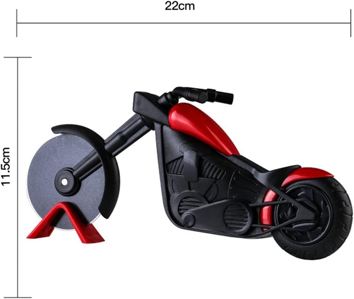 Pizza Slicer Motorcycle Pizza Cutter Pizza Wheel Roller Tool Bicycle Pizza Knives Kitchen Cut Tools Stainless Steel Pizza Cutters Pizza Cutters