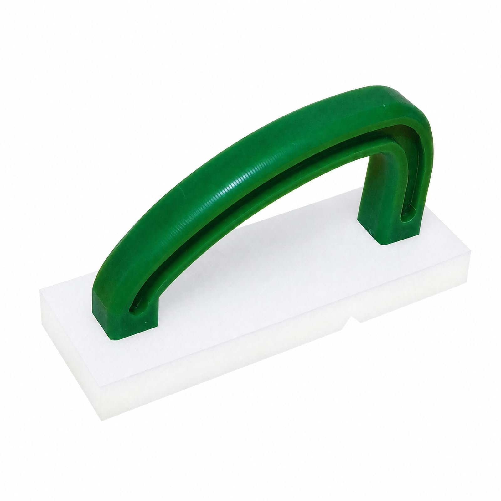 Rascador Plástico con Hoja Metálica Filo Acero Inoxidable Ligero Rascador con Mango Arqueado Integrado Ahorra Espacio Limpiador Multiusos, Verde