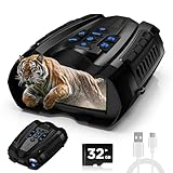 WARMTUYO Night Vision Goggles, 4K Binoculars with Camera, 3.5