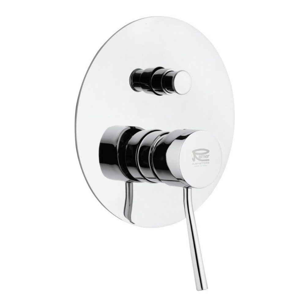 Diverteur de baignoire et douche Remer N09L-CR pour remplacer un inverseur défectueux