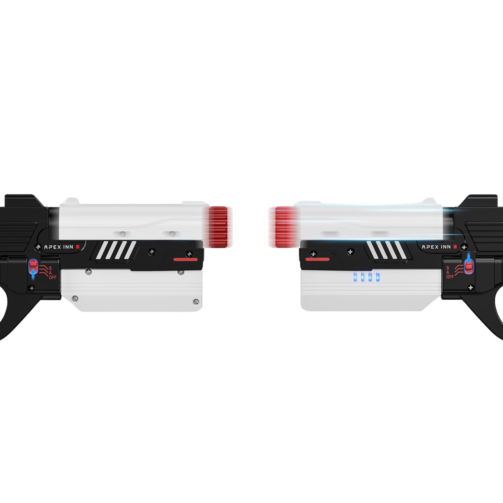 Pistola Háptica Apex INNO con Batería 1500 mAh para Meta Quest 3 - Retroalimentación Táctil Compatible Arizona Sunshine, Pavlov VR, Onward
