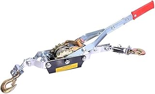 Electric Hoist Winch 4T 2m Wire Rope Manual Tensioner Ratchet Double Hook Tensioner Winch Fastener Rope Rope Tensioner for Car Cargo for Crane