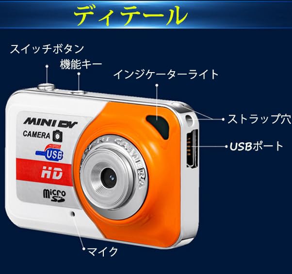 デジタルカメラ LAPINE デジタルカメラ LAPINE Amazon | デジタルカメラ FHD 1080P