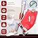 EZ Assistive Patient Hygiene Assist Lift Sling, Lift Sling for Patient Shower Bath, Toileting Lift Sling for Elderly (Red, X-Large)