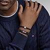 Tommy Hilfiger Jewelry Men's Link Bracelet with Black Ion Plating (IP) - 2790597 #3