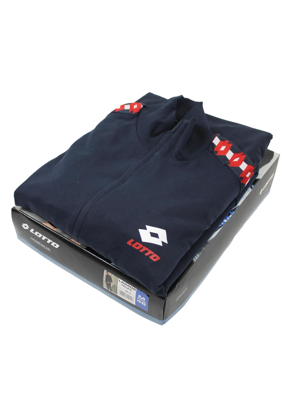 Tuta Completa Uomo Cotone Garzato Pimavera Estate Leggera con Tasche (XL, BLU 658)