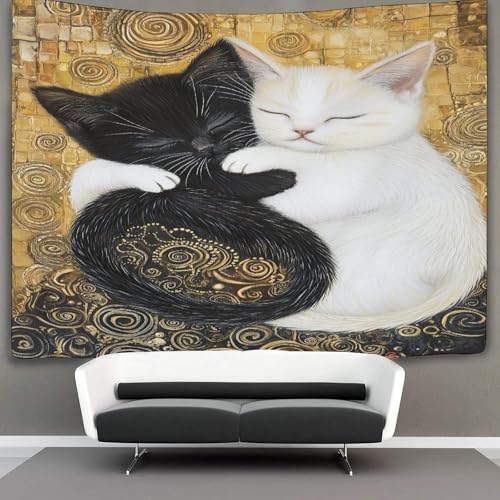 Tenture murale chaton kaiyun pour décoration de salon et chambre d'appartement