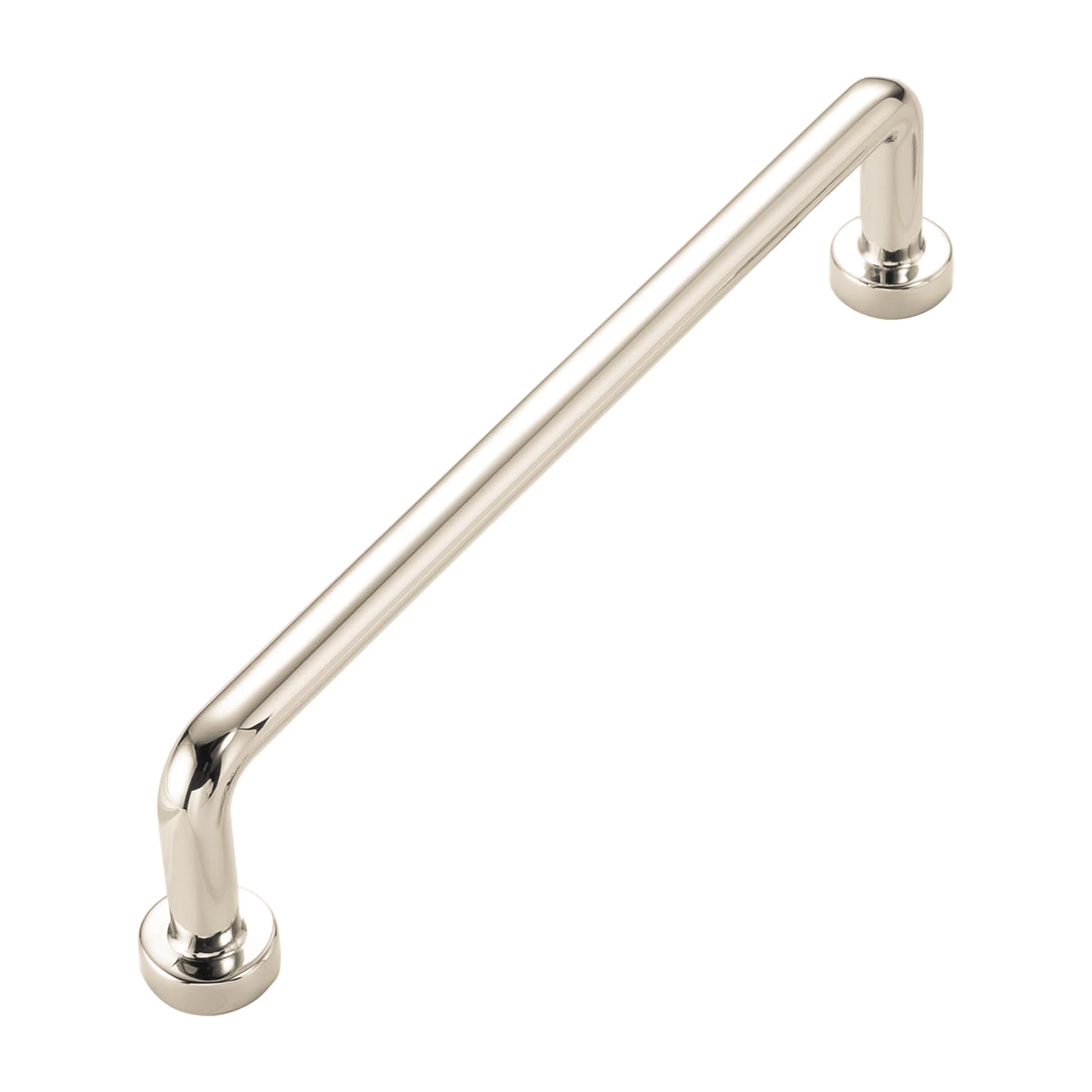AMZ - 80267 Polished Nickel Cabinet Pulls CTC 5 in (128 mm) 10 Pack