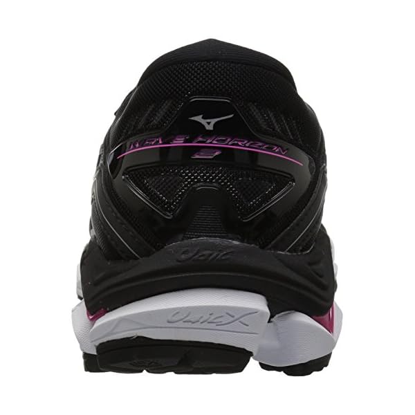 Mizuno-Womens-Wave-Horizon-2-Running-Shoe Mizuno Women's Wave Horizon 2 Running Shoe, Black/Athena, 6 B US