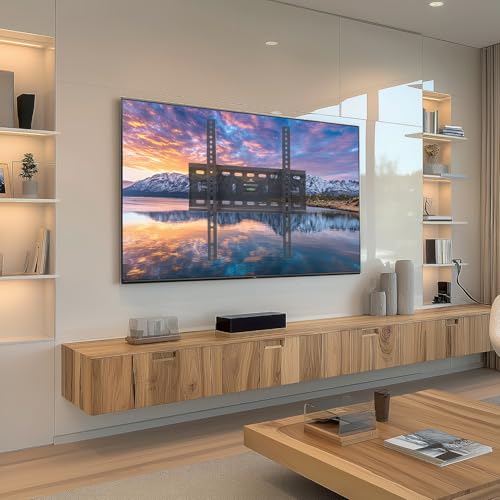 Maclean MC-778 TV Wandhalterung für OLED QLED LCD LED Plasma Fernseher Halterung bis 45kg 26-65" Neigung von -15° bis +15° Max VESA 400x400 – Bild 3