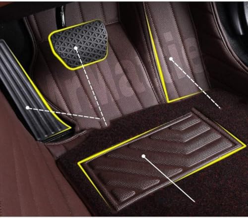 Image of Mr Mattie 10D Mat Compatible with Innova Hycross - Coffee with Coffee