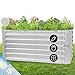 Produktbild blumfeldt Hochbeet High Grow Straight Material: verzinkter Stahl. Durchmesser: 0,6 mm. Rostschutz. 4x Aluminium Schutzleisten. Maße: 120 x 60 x 60 cm. Volumen: 432 l. Farbe: Silberfarben.